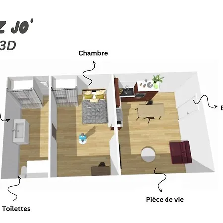 Chez Jo' Parking Et Jardin, Calme Et Cosy Wisdhomeconciergerie *